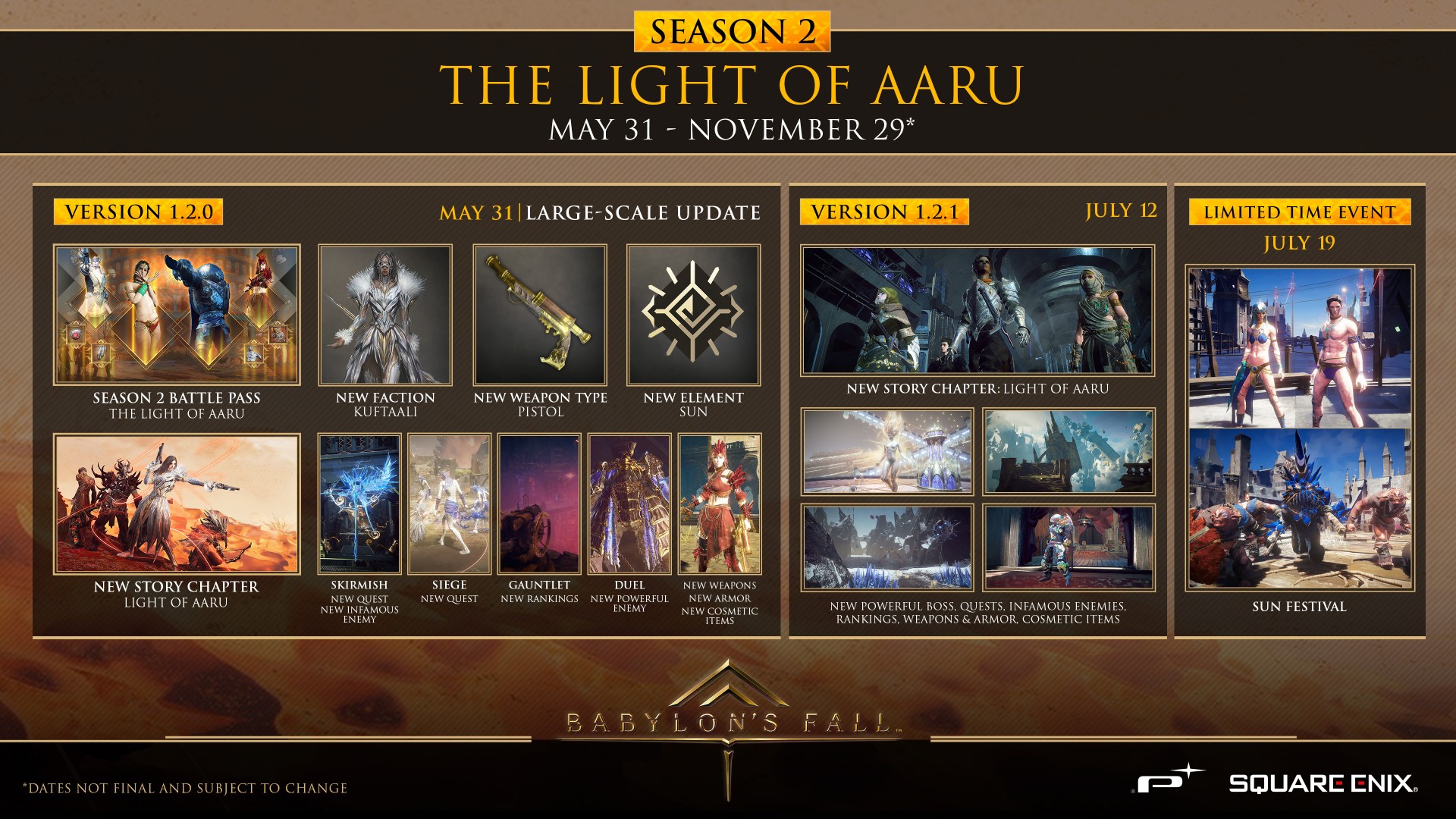 《巴比伦的陨落》第二赛季5月31日上线