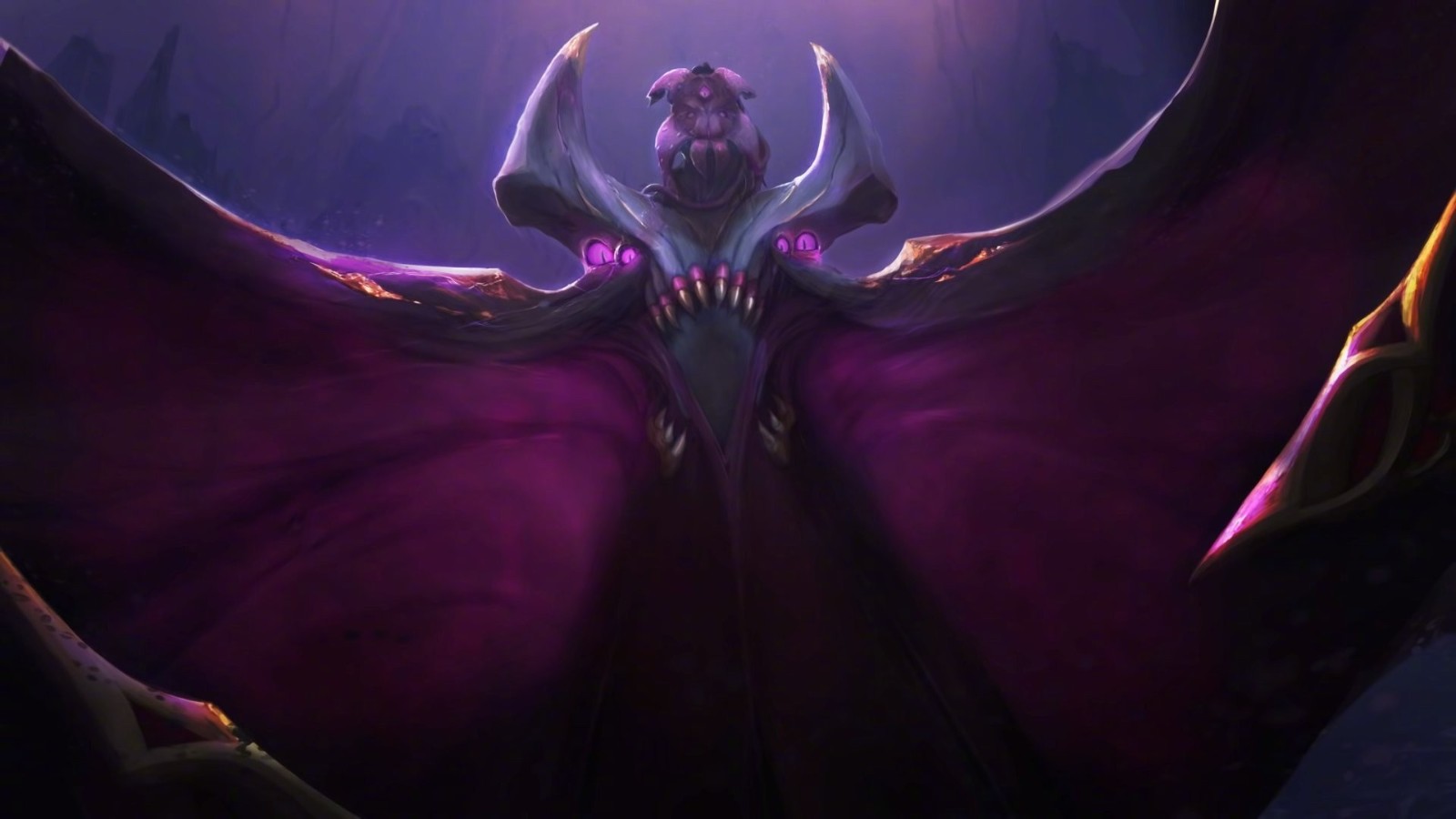 《英雄联盟》虚空女皇卑尔维斯设计稿：口味略重