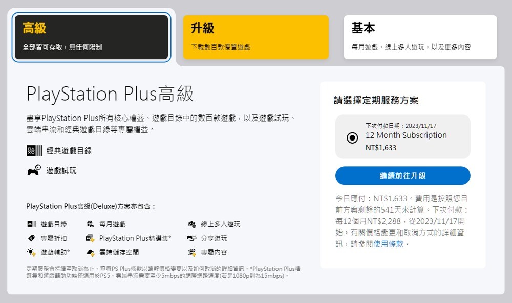 SIE紧急调整新PS+会员升级费用 现无需补折扣差额