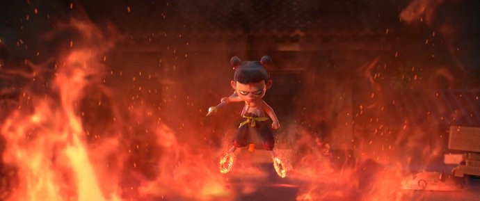 《哪吒之魔童闹海》先导海报公布 哪吒浴火而来！