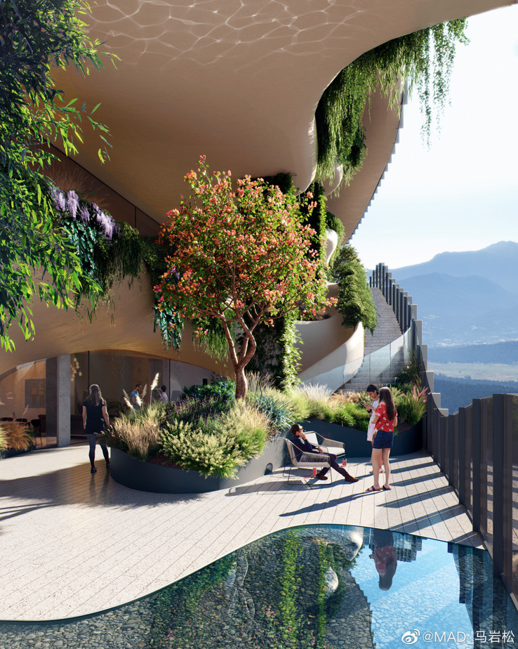 很特别！国内设计师在美国丹佛打造“垂直峡谷”