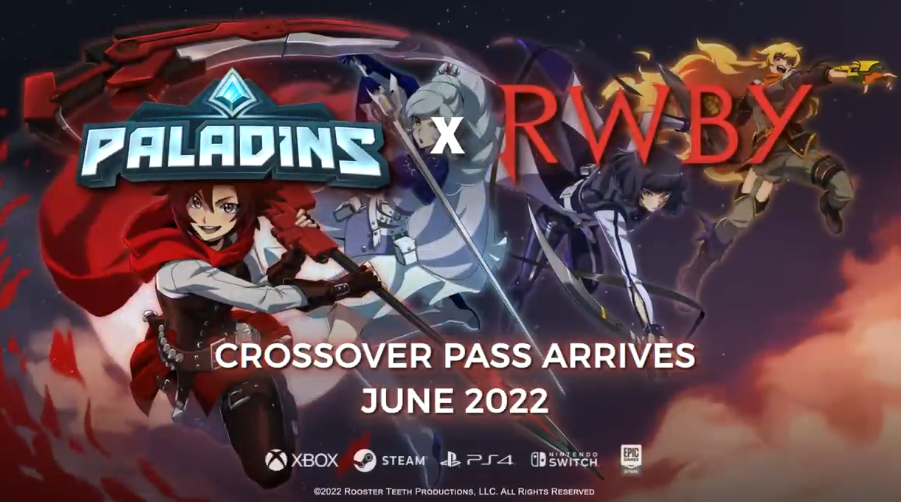 《枪火游侠》战争中新角色的预告来自动画《RWBY联动》。