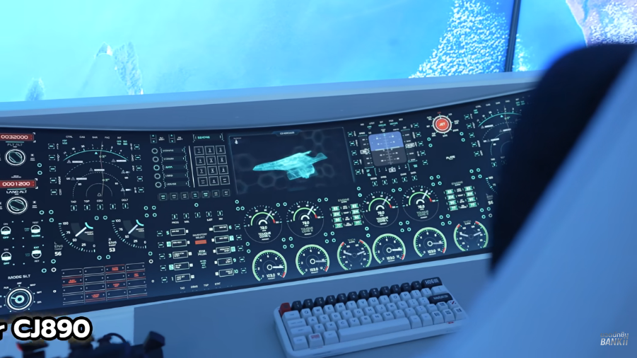 男子花30万元改造房间 仿《星际公民》飞船