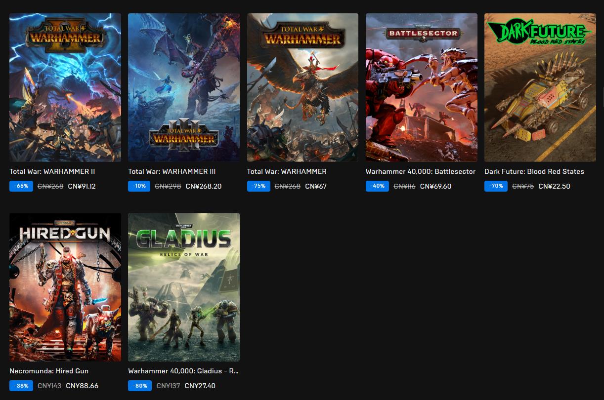 战锤Skulls电玩节特惠 最高可享1折优惠