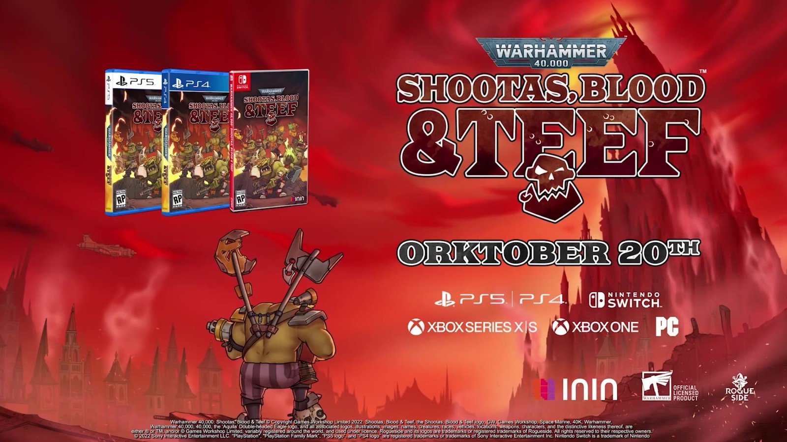 《战锤40K：Shootas，Blood&Teef》10/20推出