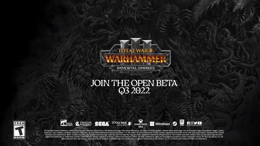 《全面战争：战锤3》超凡帝国宣传片 第三季度公测