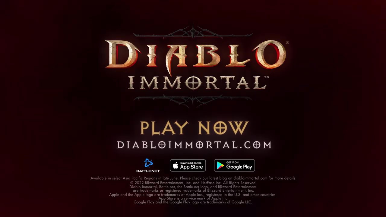 《暗黑破坏神：不朽》发售预告 国服6月23日上线