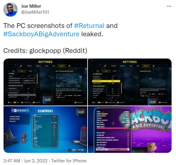 谣言:《麻布仔》《死亡回归》PC设置截图泄露