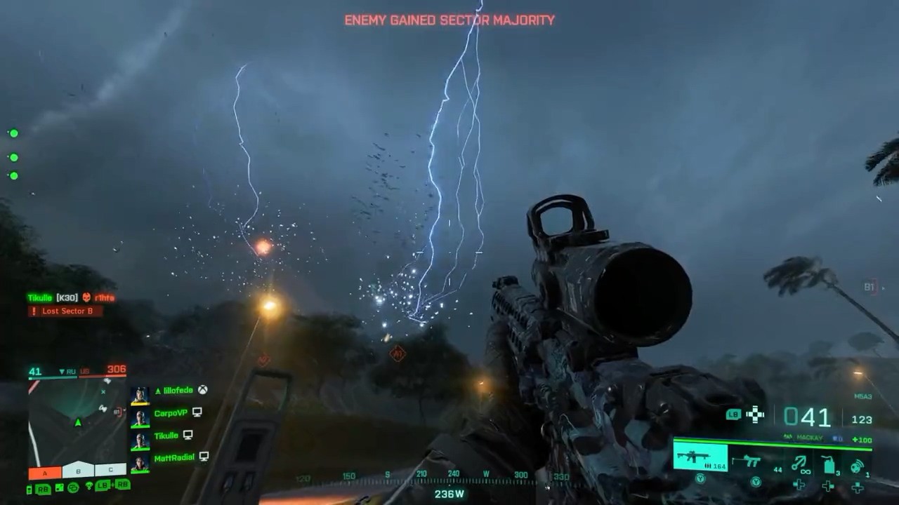 Bug还是彩蛋？《战地2042》出现超震撼闪电风暴