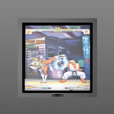 3D立体画箱推新品 主题来自《街霸3》经典场面