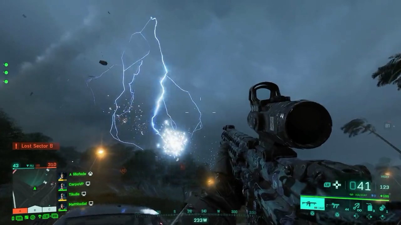 Bug还是彩蛋？《战地2042》出现超震撼闪电风暴