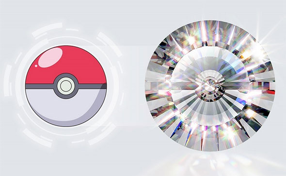 工厂推全新宝可梦主题钻石打磨143面，是普通钻石的2.5倍。