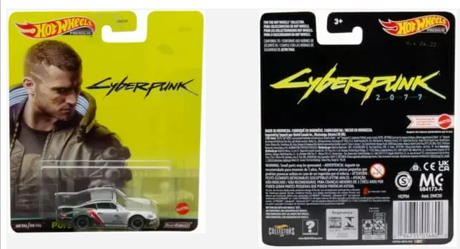 老牌风火轮推《2077》联动模型车 保时捷911复刻