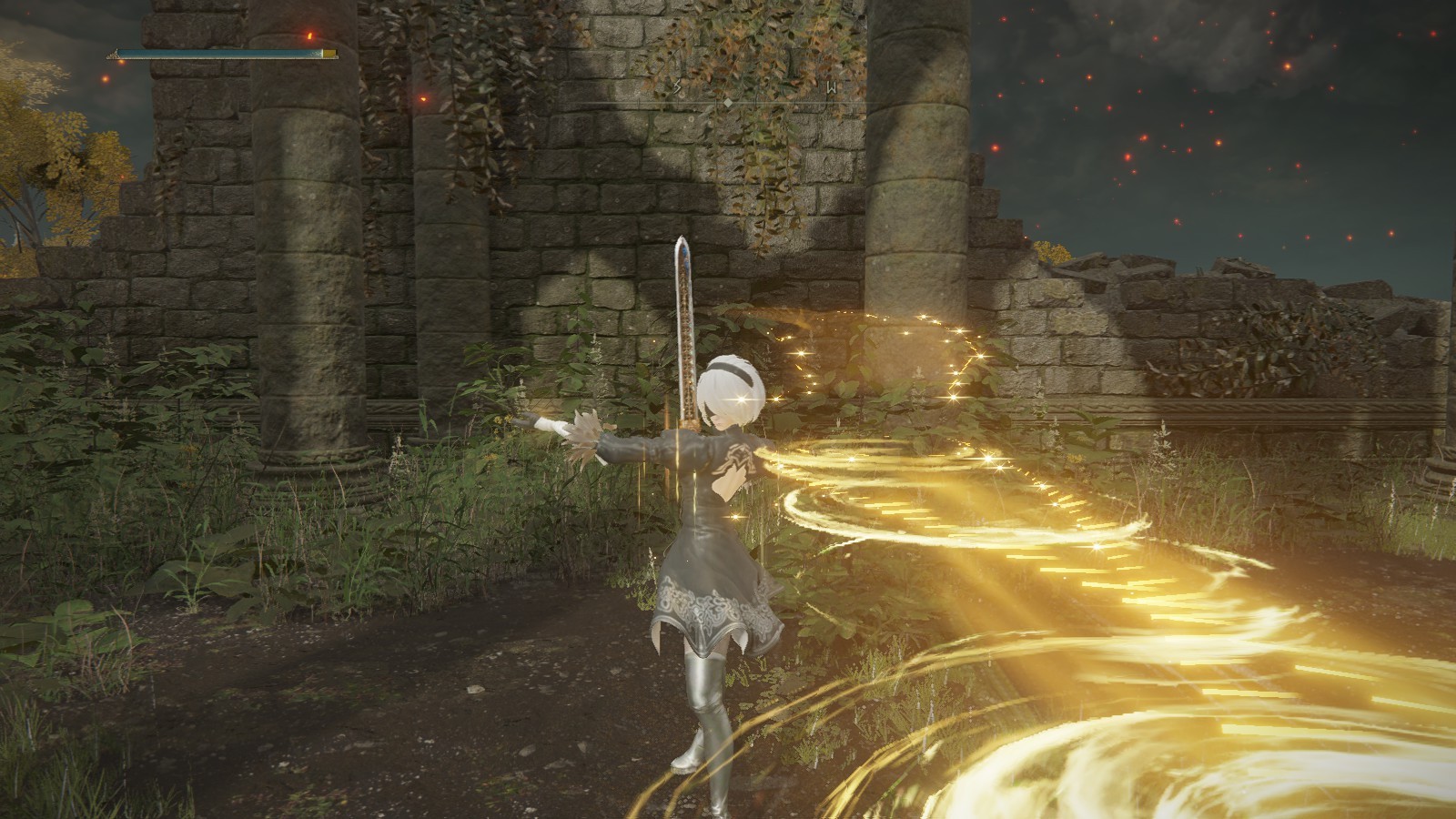 《艾尔登法环》2B小姐姐Mod 满屏福利让人把持不住