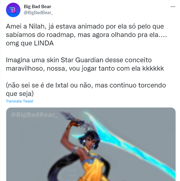 《英雄联盟》新英雄Nilah概念图曝出 长刀近战ADC