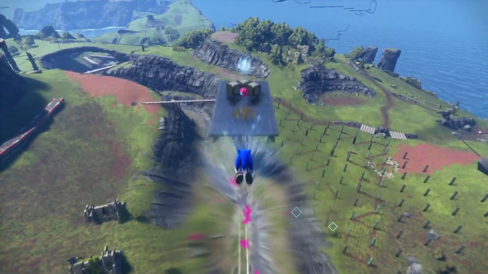 《索尼克：边境》5分钟实机演示 看索尼克飞檐走壁