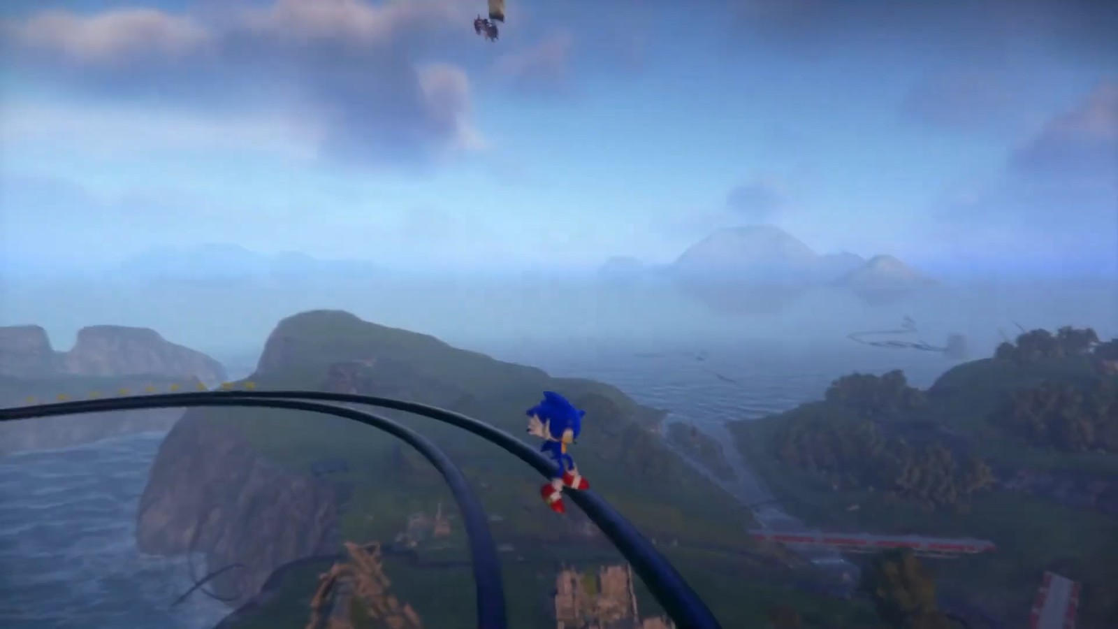 《索尼克：边境》5分钟实机演示 看索尼克飞檐走壁