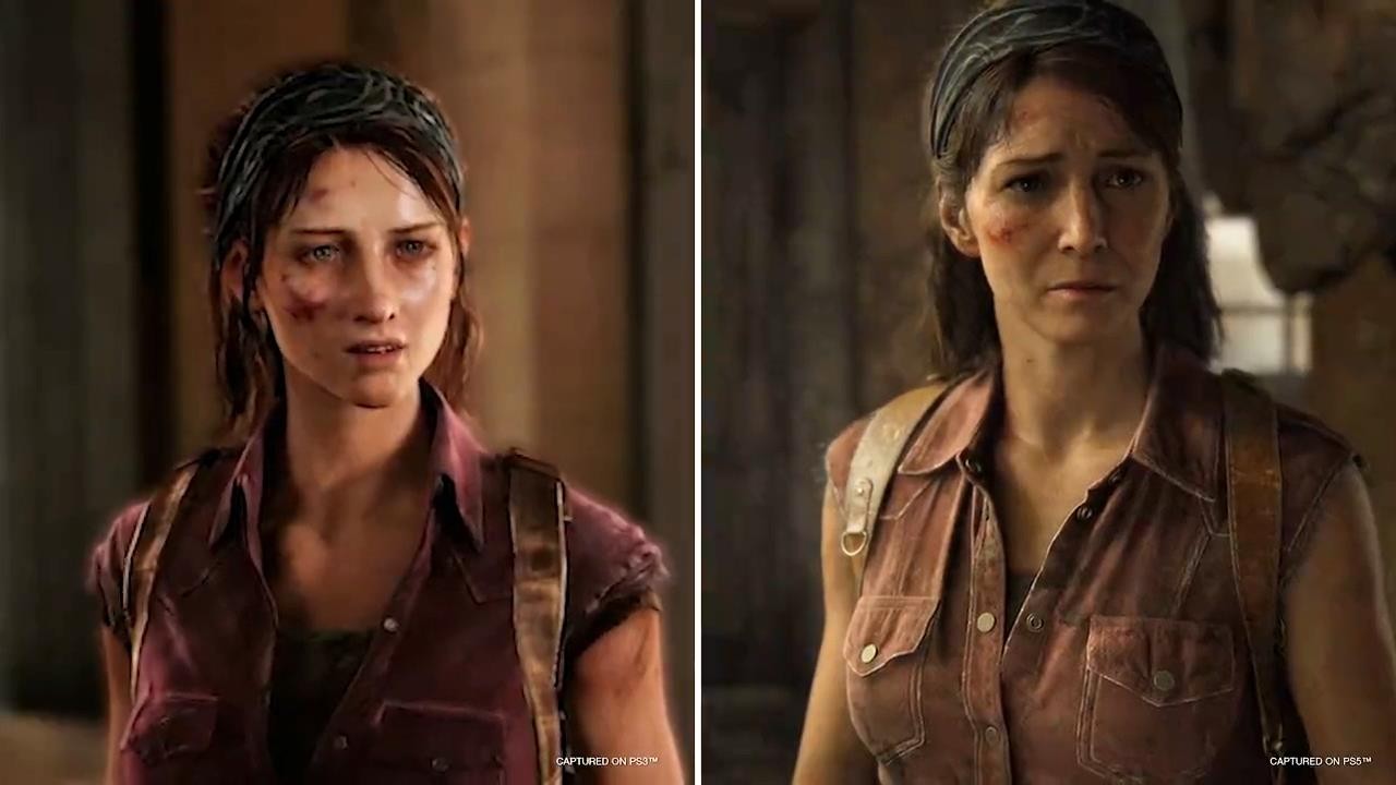 《最后生还者》原版与重制版泰丝对比 感觉变丑了？