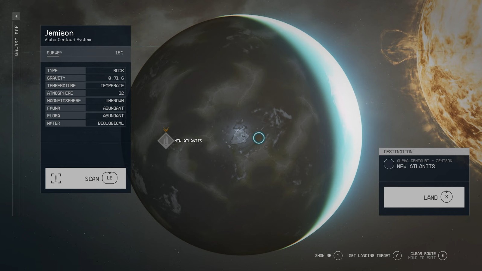 《星空》不支持玩家从太空无缝飞到星球上