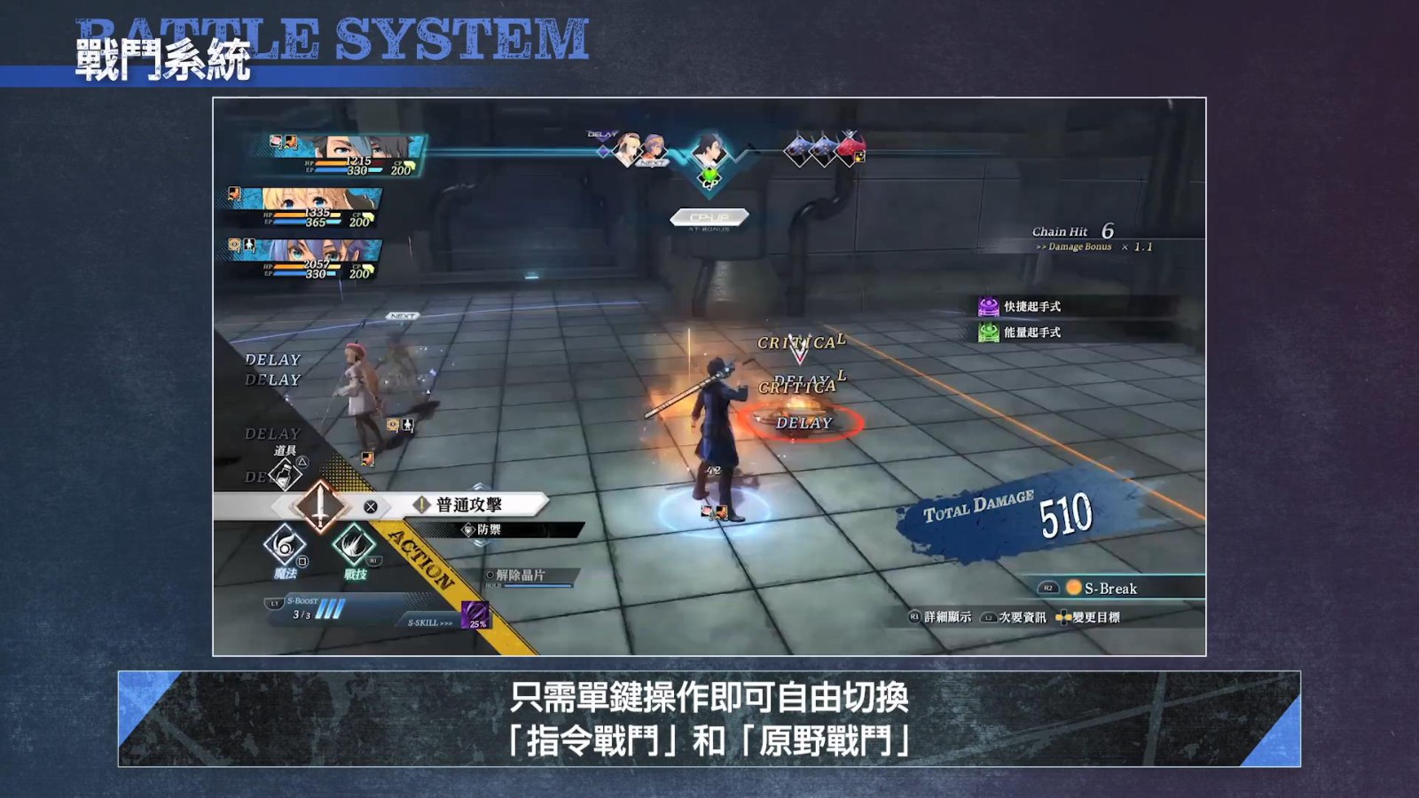 《英雄传说：黎之轨迹》公布Steam和PS5版战斗系统介绍短片