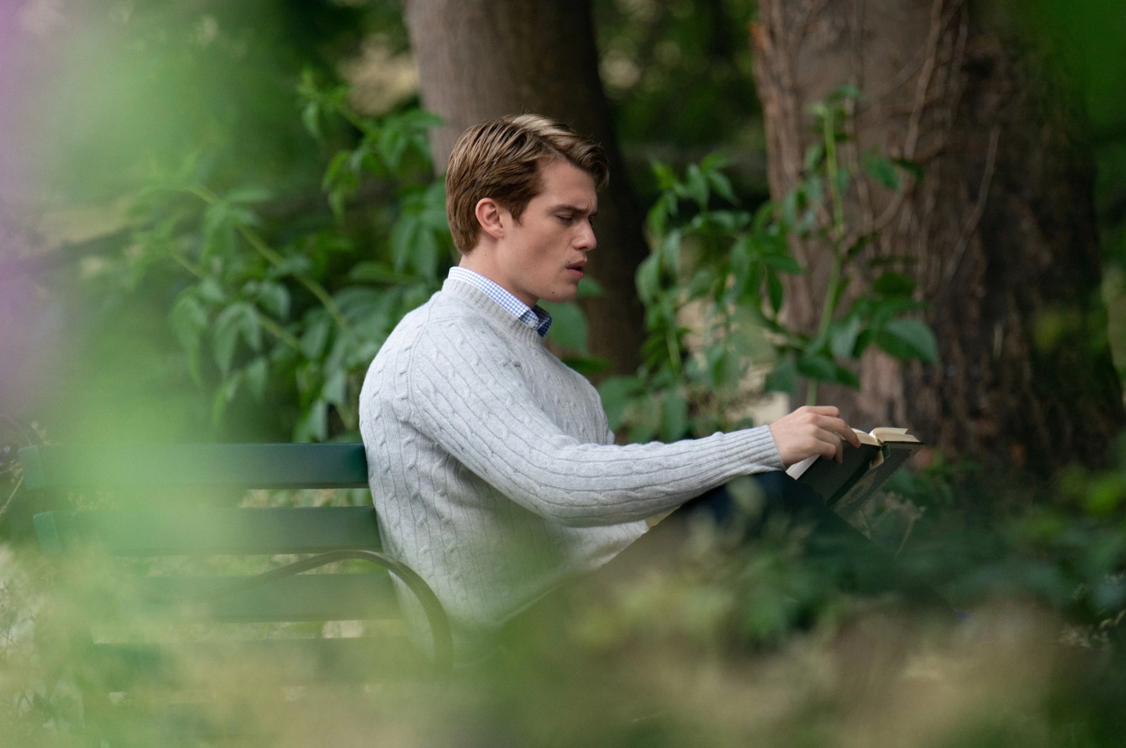 同性爱情电影《星条红与皇室蓝》曝光片场照