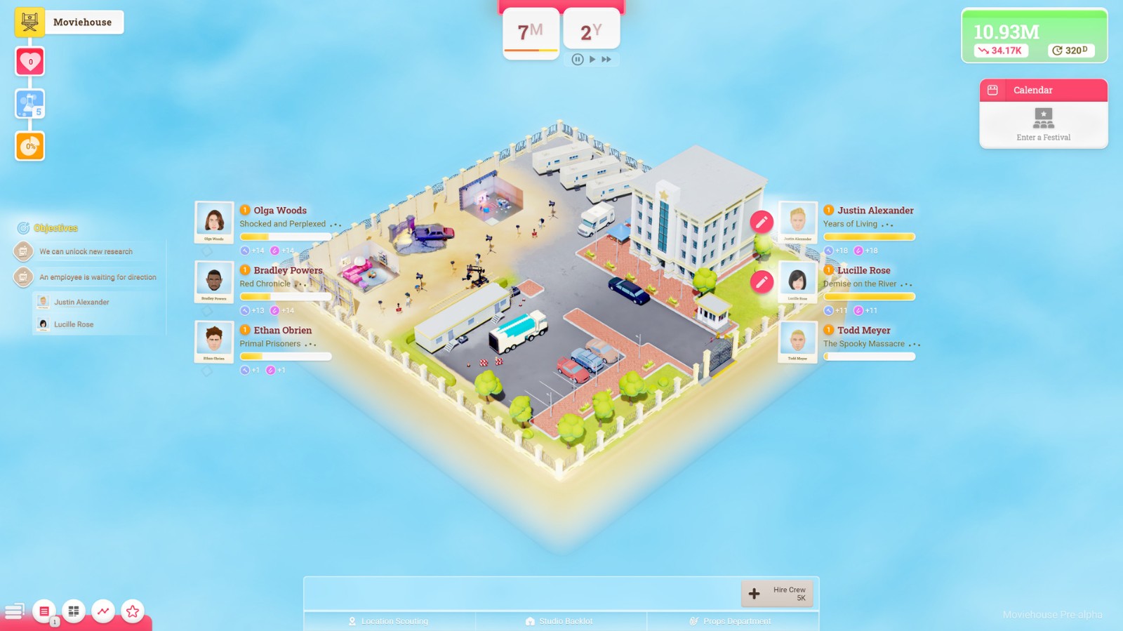 管理自己的电影制片厂 《Moviehouse》2022年秋季发售