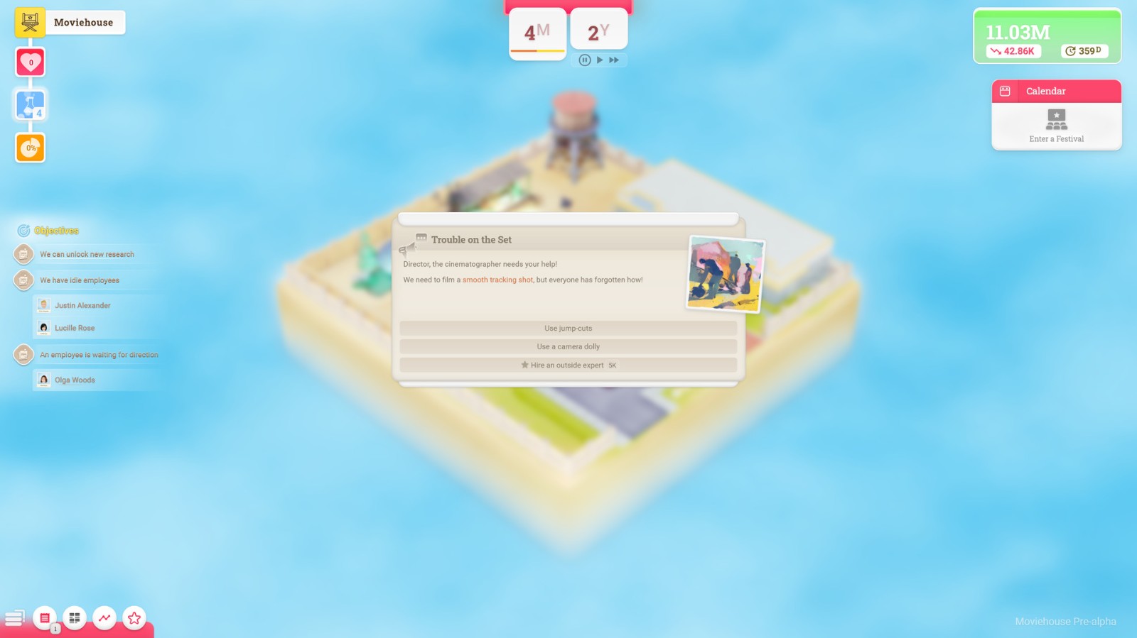 管理自己的电影制片厂 《Moviehouse》2022年秋季发售