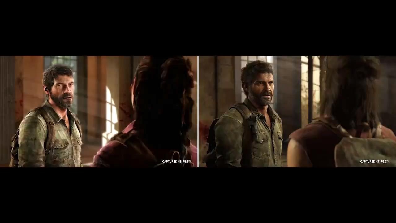 《最后的生还者》原版与重制版乔尔对比 更苍老憔悴