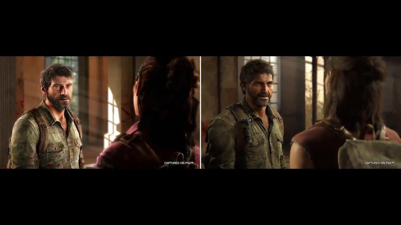 《最后的生还者》原版与重制版乔尔对比 更苍老憔悴