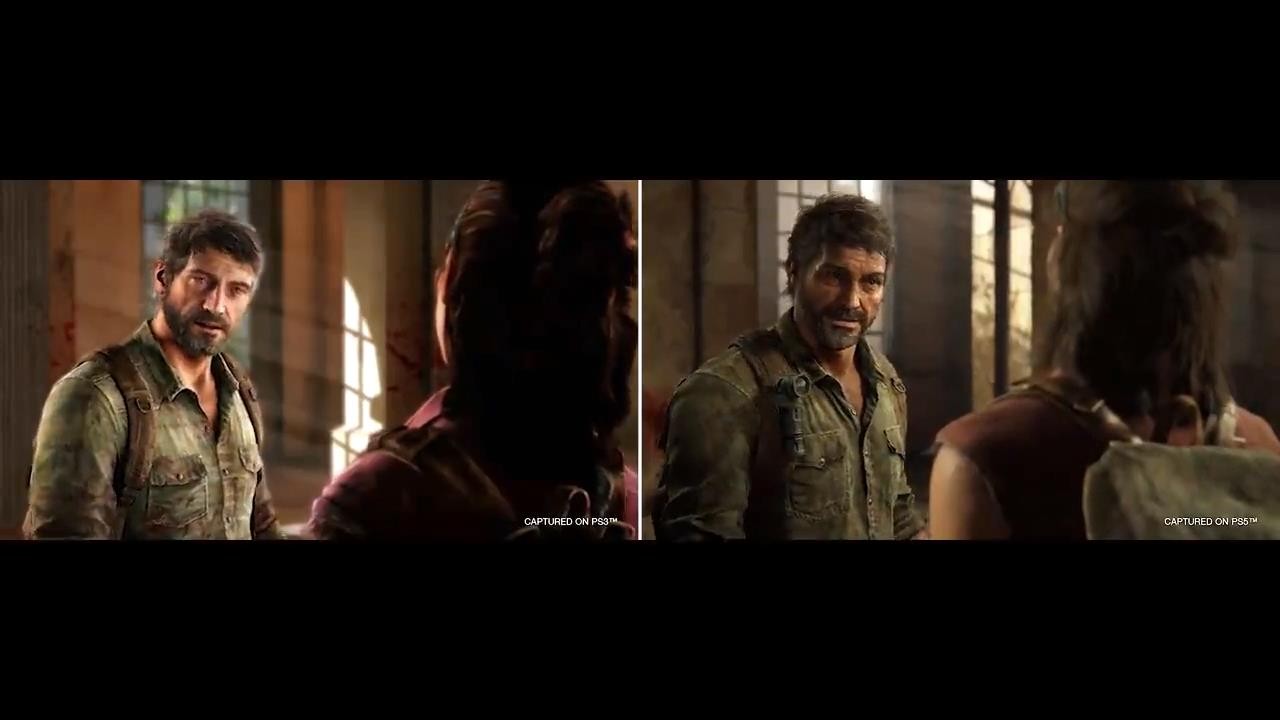 《最后的生还者》原版与重制版乔尔对比 更苍老憔悴