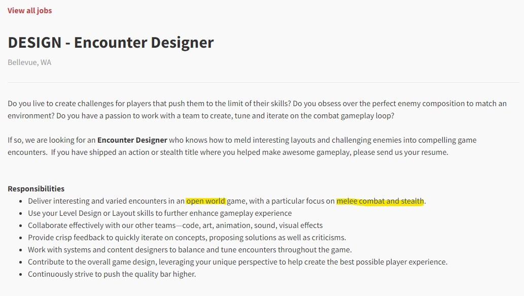 《对马岛之鬼》团队开放世界新作包含潜行近战要素