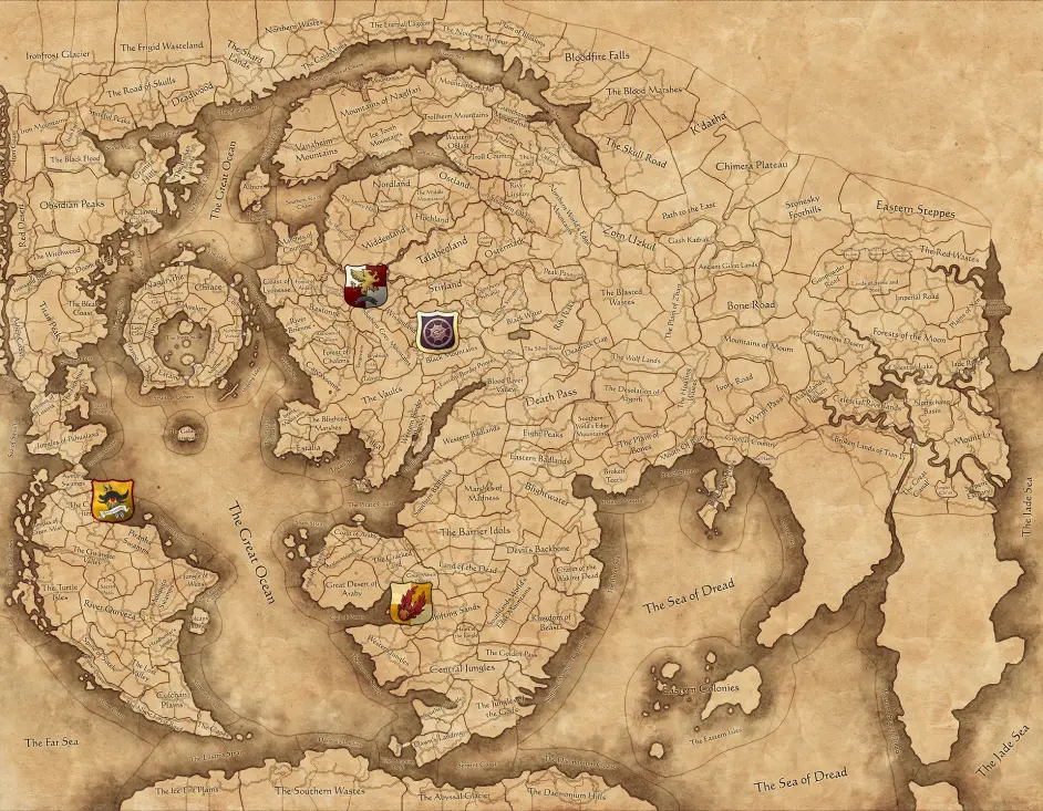 《全面战争：战锤3》博客：超凡帝国初始位置 