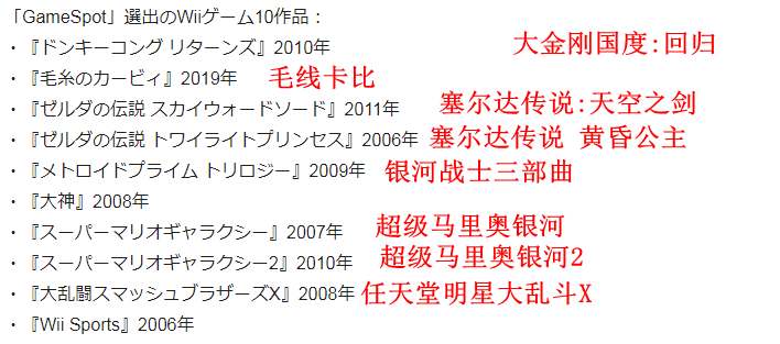 外媒评选史上最棒Wii<a href=