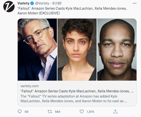 《辐射》真人剧三名新卡司公开