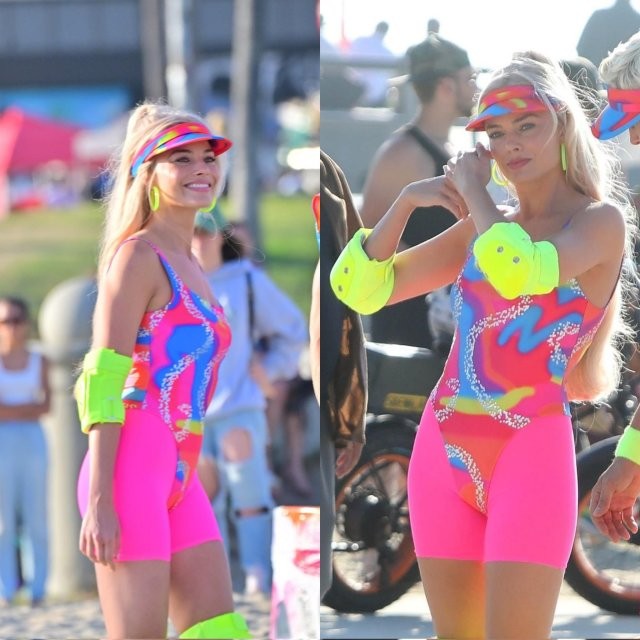 《芭比》真人电影新路透 猥琐男拍打芭比屁股被暴揍