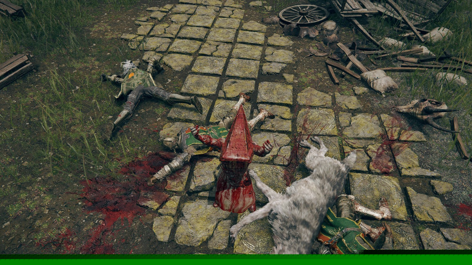 《艾尔登法环》角色替换MOD 寂静岭三角头现身