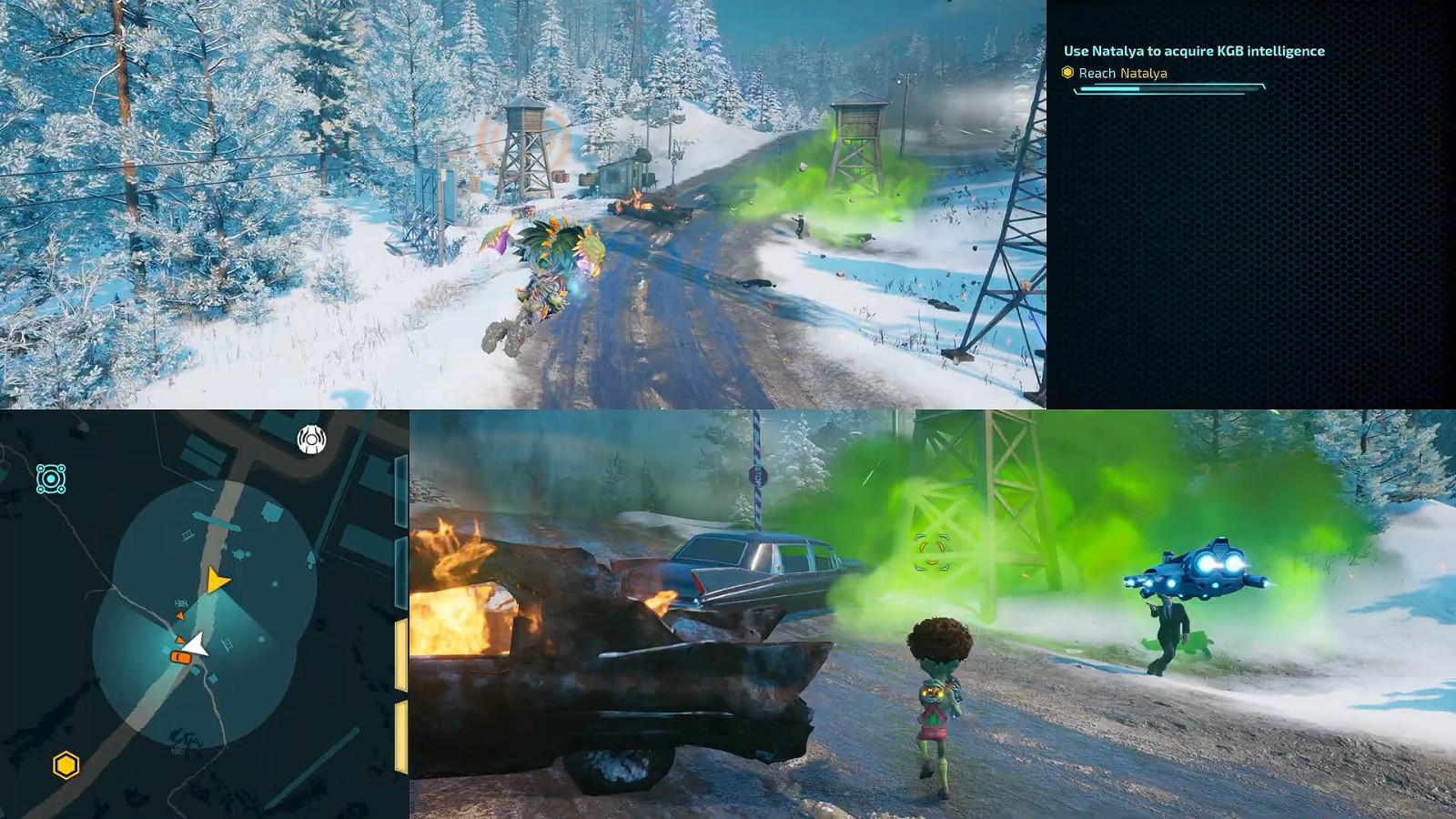 《毁灭全人类2：重新探测》合作模式预告 可本地双屏