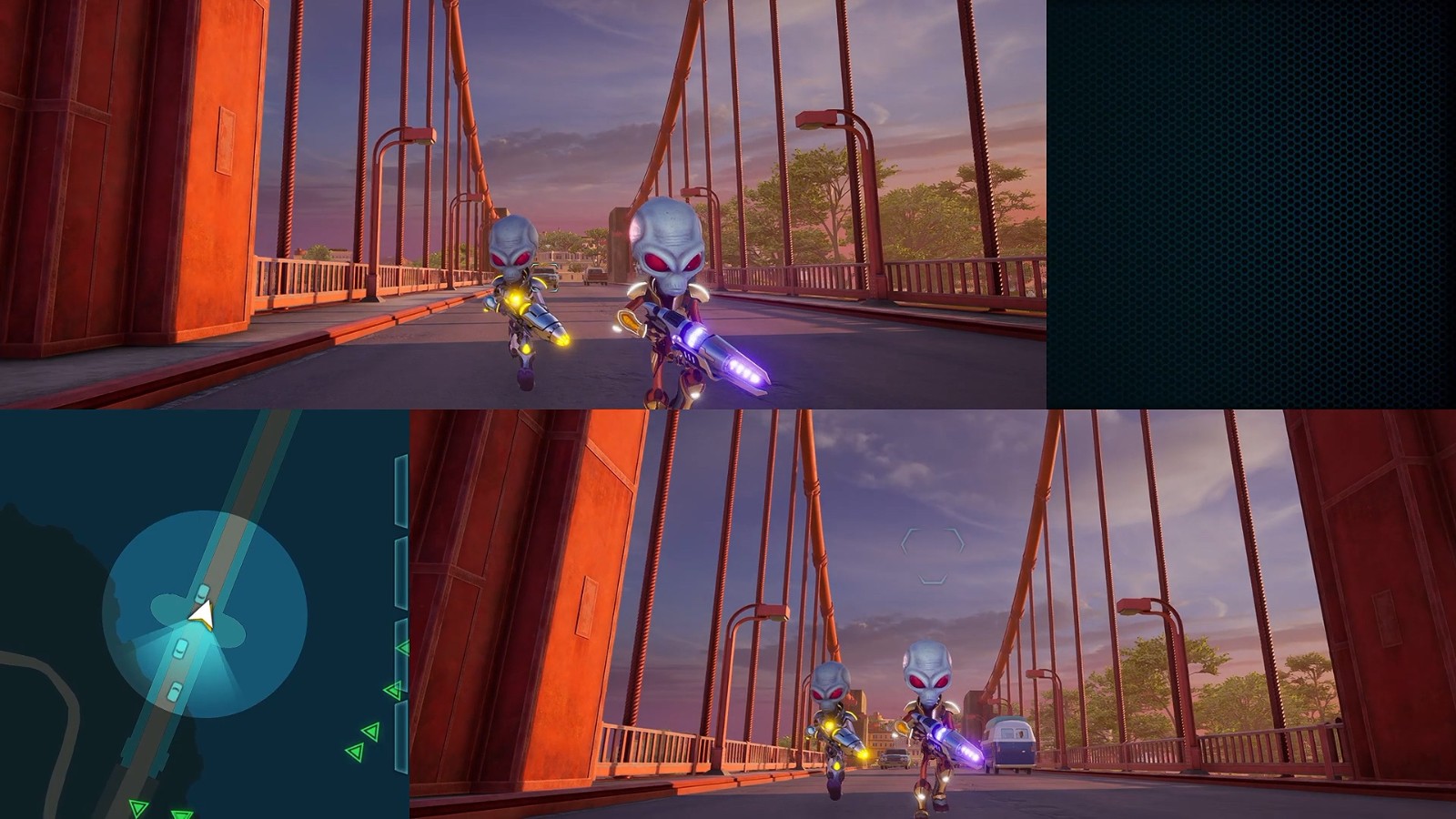 《毁灭全人类2：重新探测》合作模式预测可以本地双屏。