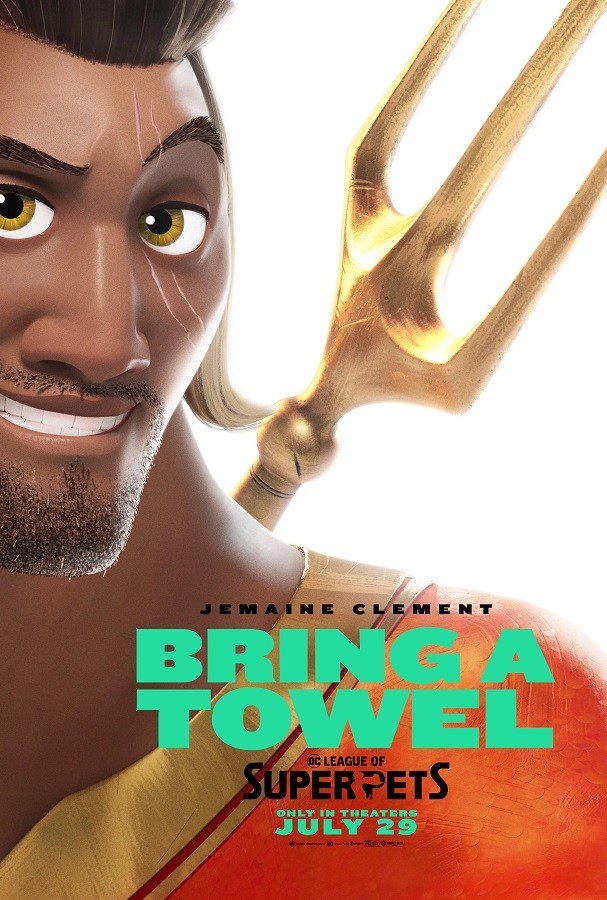 7月29日上映《DC萌宠特遣队》公开人形角色海报