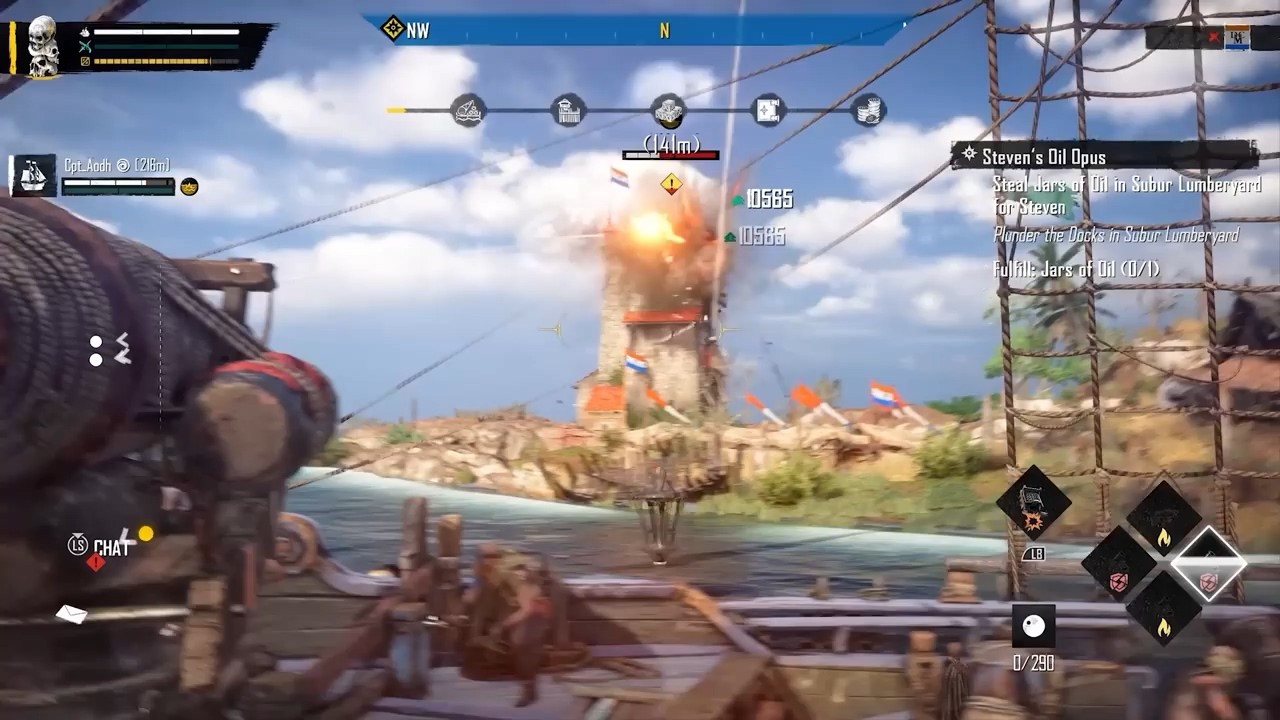 《碧海黑帆》新战斗视频 展示攻击、自定义和进度