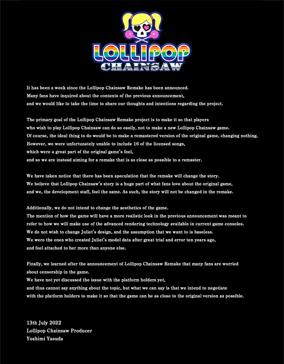 《电锯甜心》重制版不是新作 不改变原有故事和画风