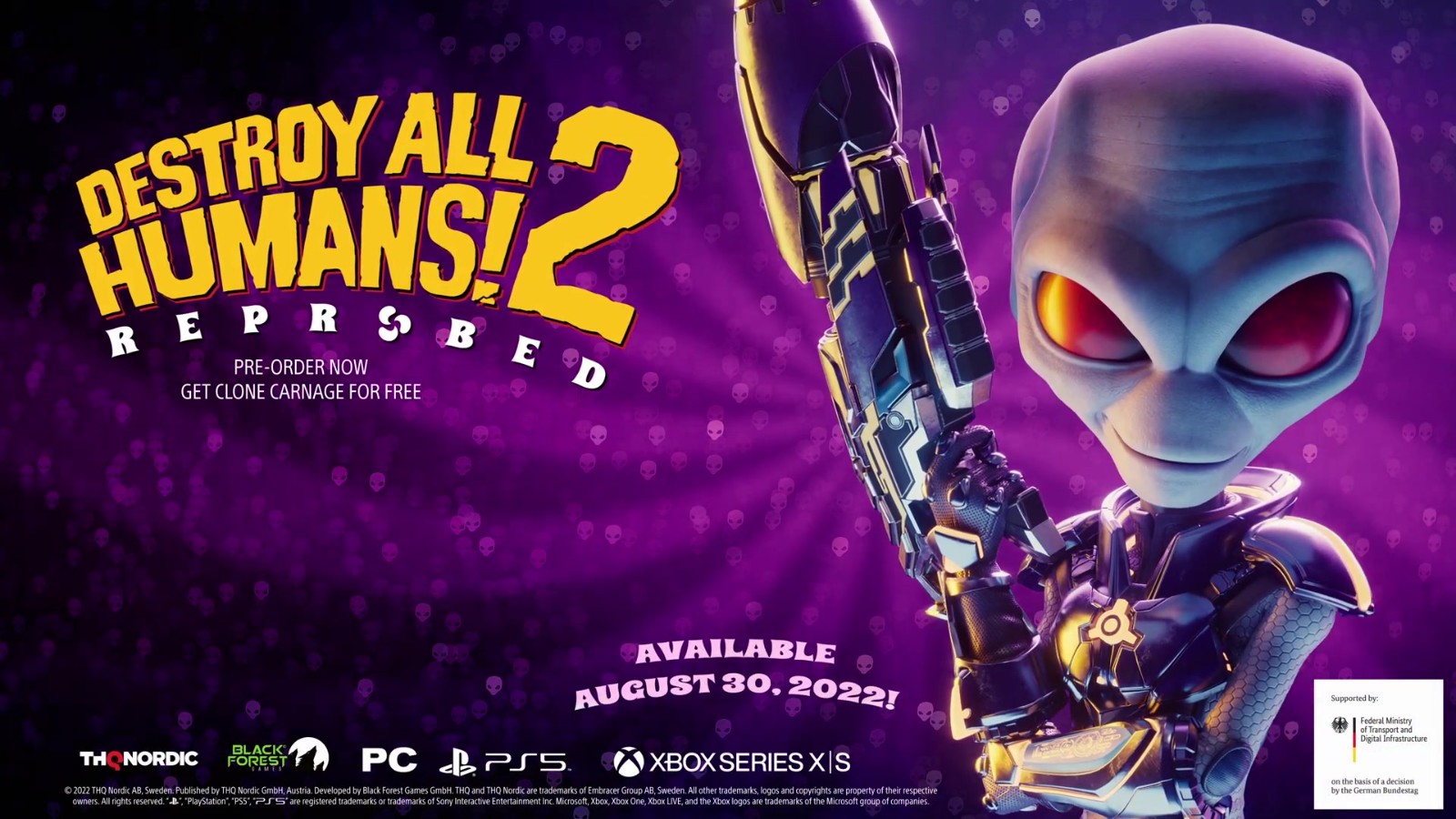 《毁灭全人类2：重新探测》预告片展示新外星武器