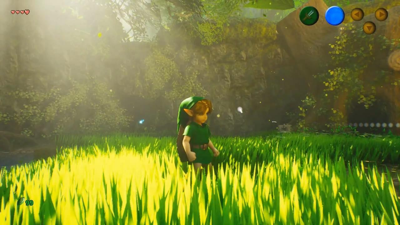 虚幻5重制《塞尔达：时之笛》新演示 画面效果改进