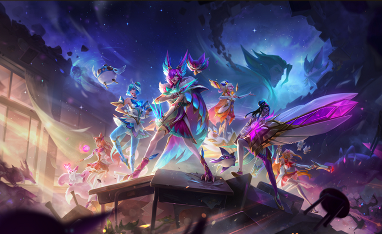 《英雄联盟手游》3.3版《星光灿烂》今天上线。