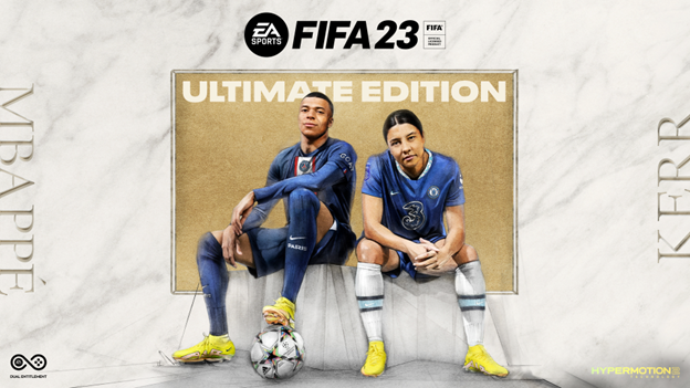 艺电体育公开《FIFA 23》封面运动员凯莉安姆巴佩与山姆克尔