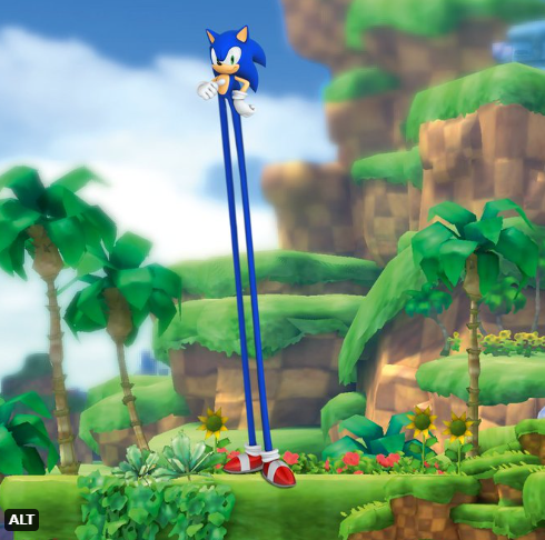 官方恶搞点赞让索尼克长高 粉丝助力已突破宇宙