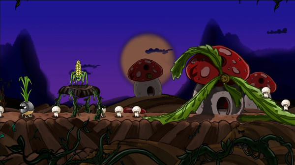 2D射击平台游戏《蔬菜威胁》现已在Steam中免费提供。