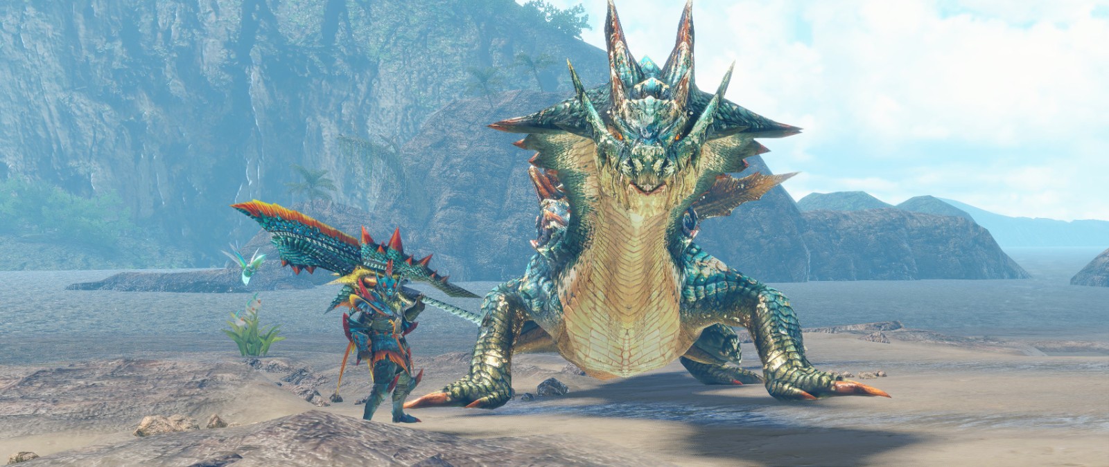 发烧友是《怪物猎人：崛起》添加海龙到黎明资料片。