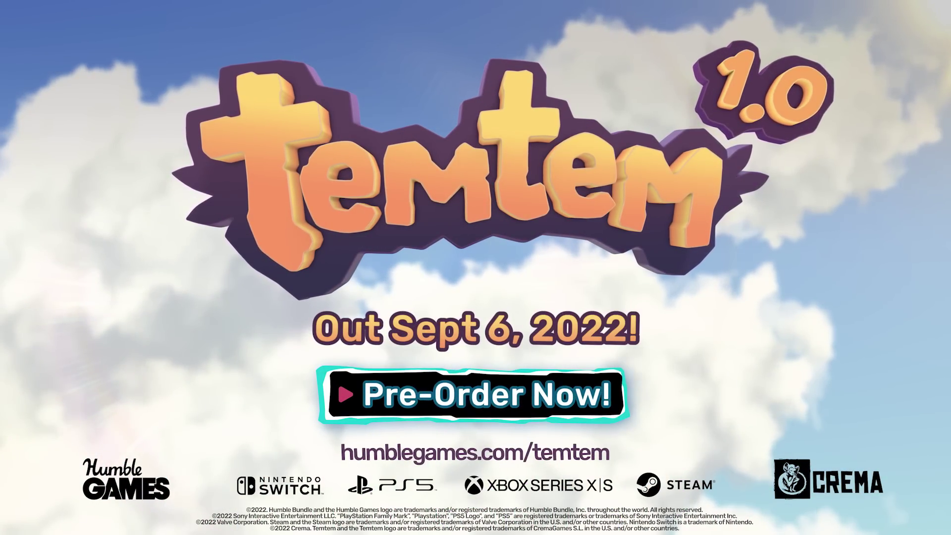 收集怪物和战斗游戏《Temtem》发布1.0功能预览。