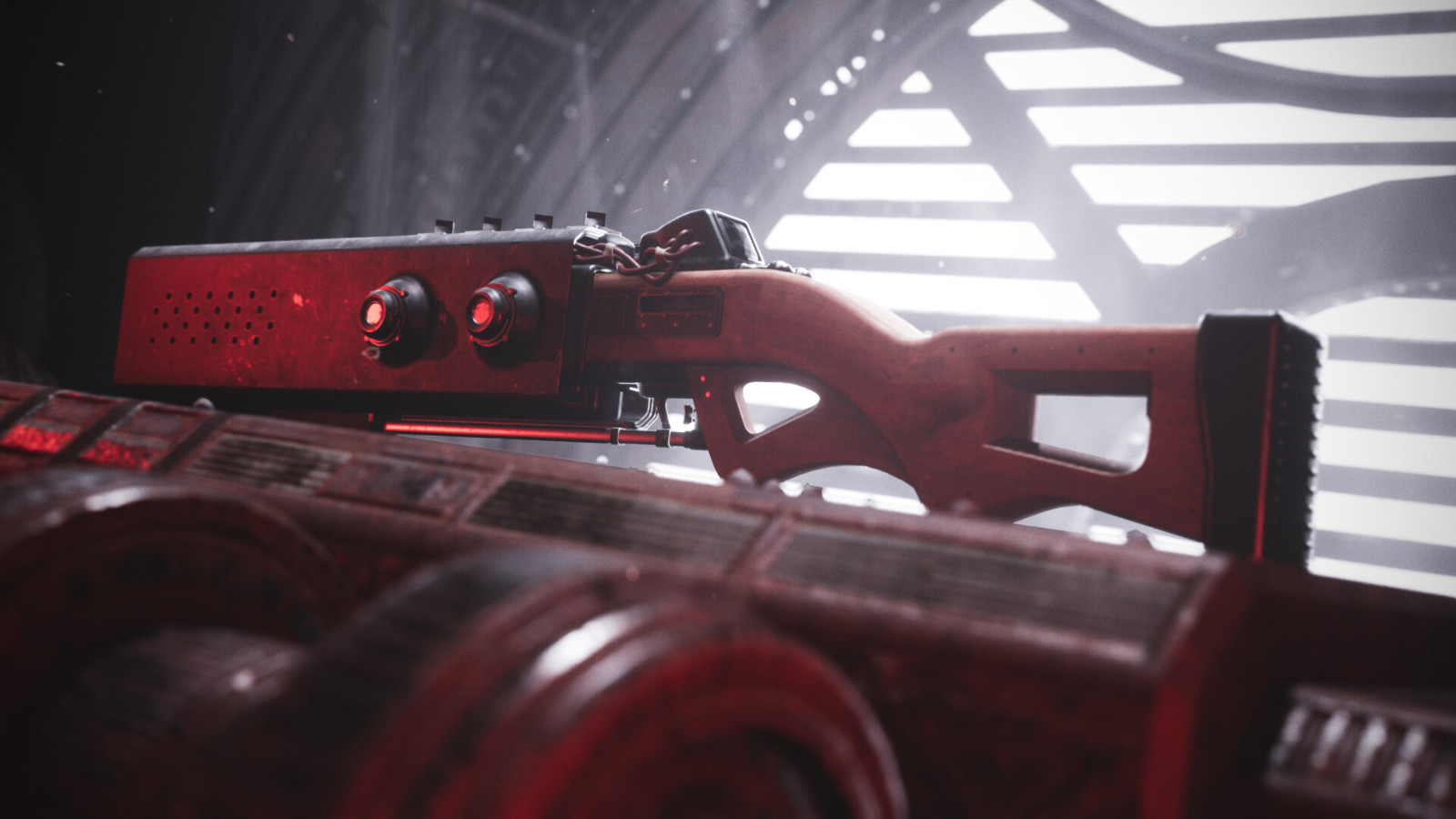 恐怖FPS游戏《月之深渊》公告目前不支持中文。